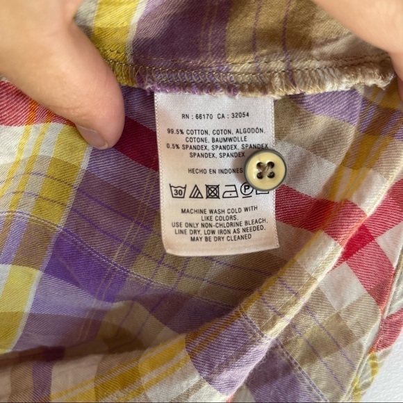 Anthropologie Postmark Fairweather Plaid Shirt - Picture 5 of 5